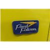Image 6 : Ford Metal 2 Door Parts Cabinet, Vintage, W/ Key & Three Ford Patches, 20" x 24" x 8 1/2"