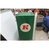 Image 4 : Service Station Rolling Metal Oil Filter Cabinet, C. 1950s–1960s, 41" x 18" x 20"