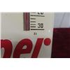 Image 5 : Dr Pepper Metal Tin Thermometer W/ Bulb, C. 1950s, 9 3/4" x 36"