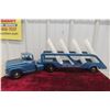 Image 11 : Tonka Marine Service Hauler Pressed Steel Truck W/ Boat Trailer, W/ Four Boats