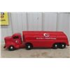 Image 7 : Otaco Minnitoy Pressed Steel Toy Tanker Truck, C. 1940s–1950s, Professionally Restored, 28"