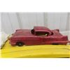 Image 5 : Structo Auto Transport Pressed Steel Truck & Trailer, W/ Two Metal Cars, C. 1950s–1960s, 22" Long