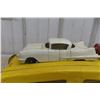 Image 6 : Structo Auto Transport Pressed Steel Truck & Trailer, W/ Two Metal Cars, C. 1950s–1960s, 22" Long