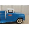 Image 13 : Tonka Farm Pressed Steel Stake Bed Truck W/ Horse Trailer, C. 1950s–Early 1960s, 21 1/2" Long