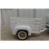 Image 15 : Tonka Farm Pressed Steel Stake Bed Truck W/ Horse Trailer, C. 1950s–Early 1960s, 21 1/2" Long