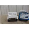 Image 17 : Tonka Farm Pressed Steel Stake Bed Truck W/ Horse Trailer, C. 1950s–Early 1960s, 21 1/2" Long