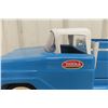 Image 3 : Tonka Farm Pressed Steel Stake Bed Truck W/ Horse Trailer, C. 1950s–Early 1960s, 21 1/2" Long
