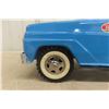 Image 4 : Tonka Farm Pressed Steel Stake Bed Truck W/ Horse Trailer, C. 1950s–Early 1960s, 21 1/2" Long