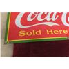 Image 4 : Coca-Cola “Sold Here Ice Cold” Porcelain Sign, C. 1930s, 12 1/4" x 29 1/2"