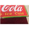 Image 5 : Coca-Cola “Sold Here Ice Cold” Porcelain Sign, C. 1930s, 12 1/4" x 29 1/2"