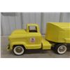 Image 10 : Structo GMC Pressed Metal Truck W/ White Rose Tanker Trailer, C. 1950s, 25" Long