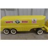 Image 4 : Structo GMC Pressed Metal Truck W/ White Rose Tanker Trailer, C. 1950s, 25" Long