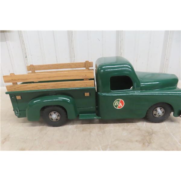 Structo BA Pressed Metal Deluxe Truck, Professionally Restored, C. 1950s, 17" Long