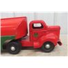 Image 2 : Otaco Minnitoy BA Pressed Metal Tanker Truck & Trailer, C. 1940s–1950s, 28 1/2" Long