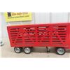 Image 12 : Tonka Pressed Metal Livestock Hauler Truck & Trailer, C. 1950s, 22" Long