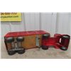 Image 16 : Tonka Pressed Metal Livestock Hauler Truck & Trailer, C. 1950s, 22" Long