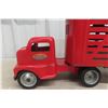 Image 2 : Tonka Pressed Metal Livestock Hauler Truck & Trailer, C. 1950s, 22" Long