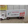 Image 18 : Otaco Minnitoy Heinz Pressed Metal Truck & Trailer, C. 1940s–1950s, 28" Long