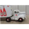 Image 2 : Otaco Minnitoy Heinz Pressed Metal Truck & Trailer, C. 1940s–1950s, 28" Long