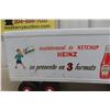 Image 7 : Otaco Minnitoy Heinz Pressed Metal Truck & Trailer, C. 1940s–1950s, 28" Long