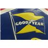 Image 2 : Goodyear Embossed Metal Tin Sign, 1957, 48" x 26 1/2"