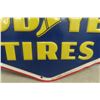 Image 5 : Goodyear Embossed Metal Tin Sign, 1957, 48" x 26 1/2"