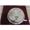 Image 7 : Piston Ring Light-Up Clock, Working, Perfect Circle, C. 1940s–1950s, 17" Diameter