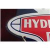 Image 6 : GM Hydra-Mattic Drive Porcelain Dealership Sign W/ Rich Cobalt, C. 1940s–Early 1950s, 19" x 16"