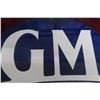 Image 7 : GM Hydra-Mattic Drive Porcelain Dealership Sign W/ Rich Cobalt, C. 1940s–Early 1950s, 19" x 16"