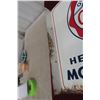 Image 4 : Coop Products Motor Oil Two-Sided Metal Flange Sign, Different Oil Product Per Side, 18" x 18"