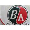 Image 2 : British American BA “We Honor Credit Cards” Two-Sided Porcelain Service Station Sign
