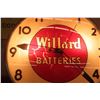 Image 2 : Willard Batteries Light-Up Clock by Canadian Neon Clock Co