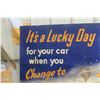 Image 5 : Quaker State Winter Oil Heavy Paper Banner, C. Early 1940s, 34" x 57"