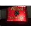 Image 3 : Willard Batteries Mid-Century Light-Up Clock, C. 1940s–1950s, 12 1/2" x 12 1/2"