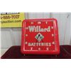 Image 4 : Willard Batteries Mid-Century Light-Up Clock, C. 1940s–1950s, 12 1/2" x 12 1/2"