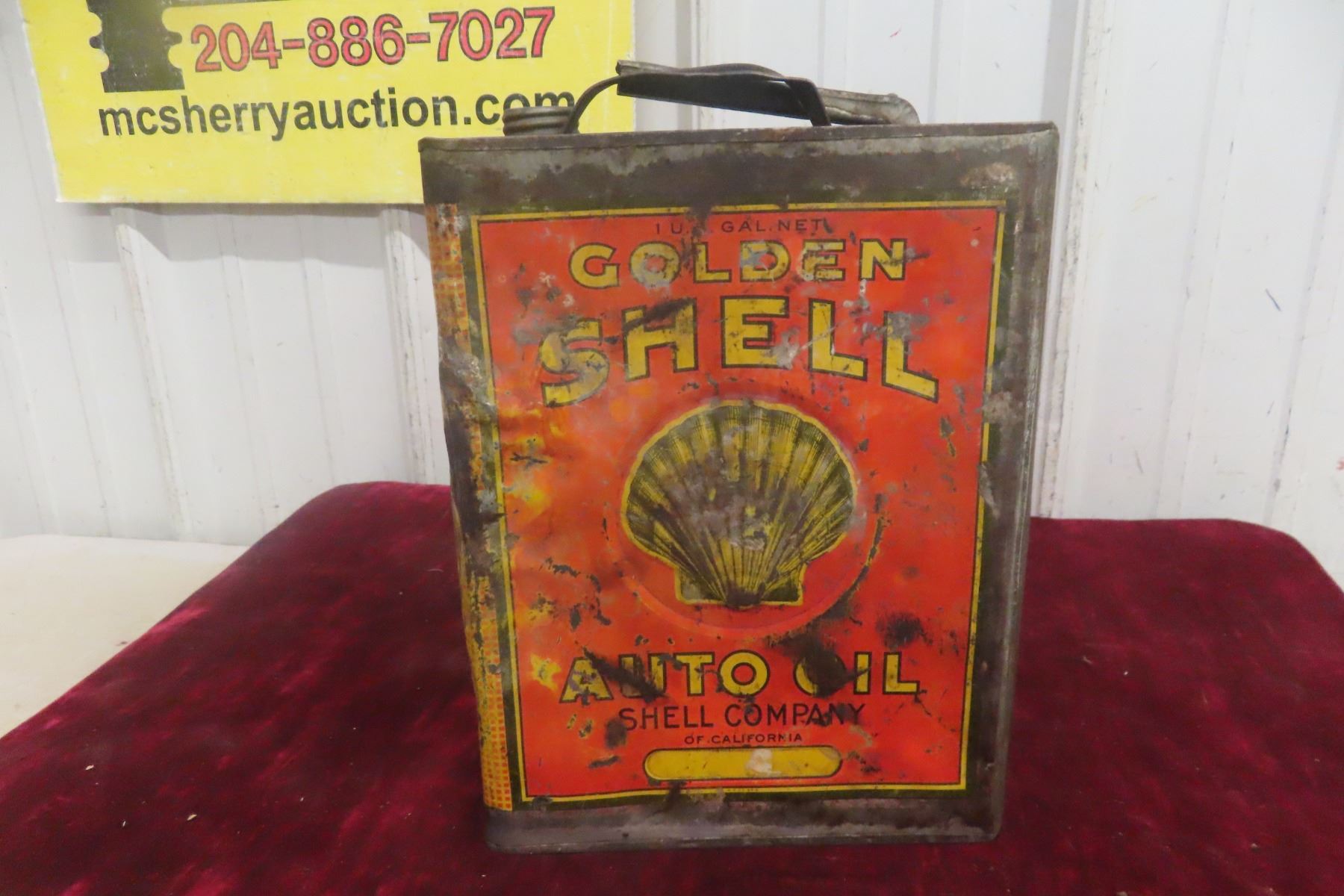 Shell Golden Auto Oil One Gallon Can