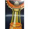 Image 5 : Drink Mission Orange Embossed Metal Tin Vertical Sign by St Thomas, C. 1950s, 17 1/2" x 53"