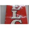 Image 3 : Delco Battery Vertical Metal Tin Sign Mounted on Wood Frame, Great Graphics of 6V Battery