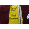 Image 3 : Hot Shot Antifreeze Metal Tin Thermometer W/ Bulb, C. 1940s, 7 1/2" x 20"