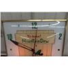 Image 3 : Lighted Mountain Dew Clock W/ Hillbilly Character by Pam Clock Corp, C. 1960s, 15" x 15"