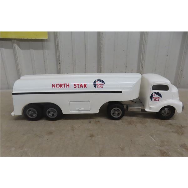 Smith-Miller North Star Metal Tanker Truck & Trailer, Professionally Restored, C. 1940s–1950s