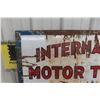 Image 11 : International Motor Trucks Sales & Service Two-Sided Porcelain Dealership Sign, 24" x 48"