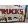 Image 15 : International Motor Trucks Sales & Service Two-Sided Porcelain Dealership Sign, 24" x 48"