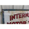 Image 3 : International Motor Trucks Sales & Service Two-Sided Porcelain Dealership Sign, 24" x 48"