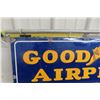 Image 3 : Rare Vintage Goodyear Airplane Tires Porcelain Sign, 20" x 48"