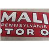 Image 3 : Analie Pennsylvania Motor Oil Metal Tin Sign, Vintage Example, 12" x 35 1/2"