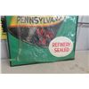 Image 5 : Signal Pennsylvania Motor Oil Paper Banner Sign, 34" x 46"