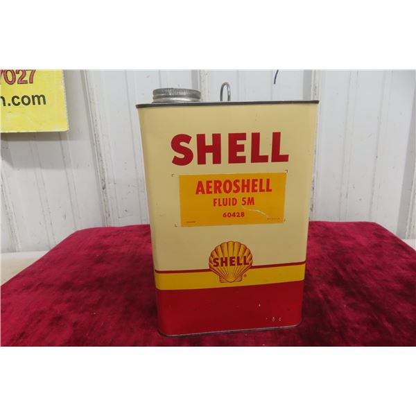 Shell Aeroshell One Gallon Can w/ Product