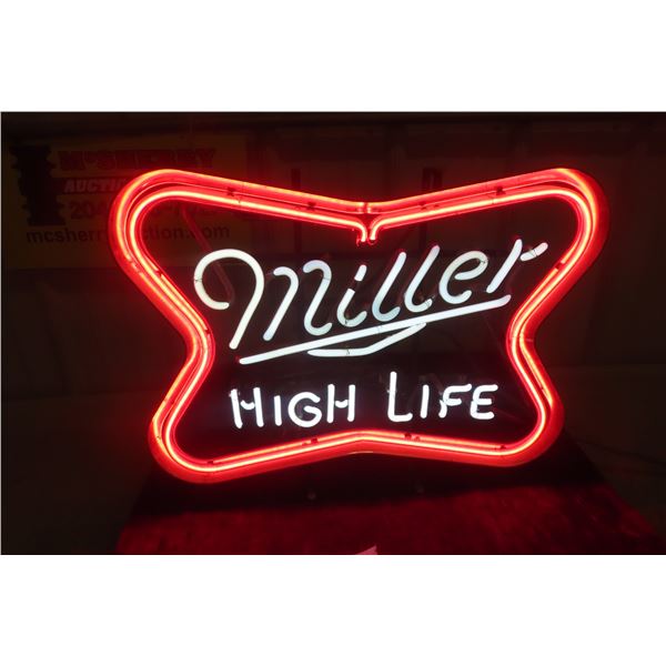 Miller High Life Vintage Neon Sign, 17" x 22"