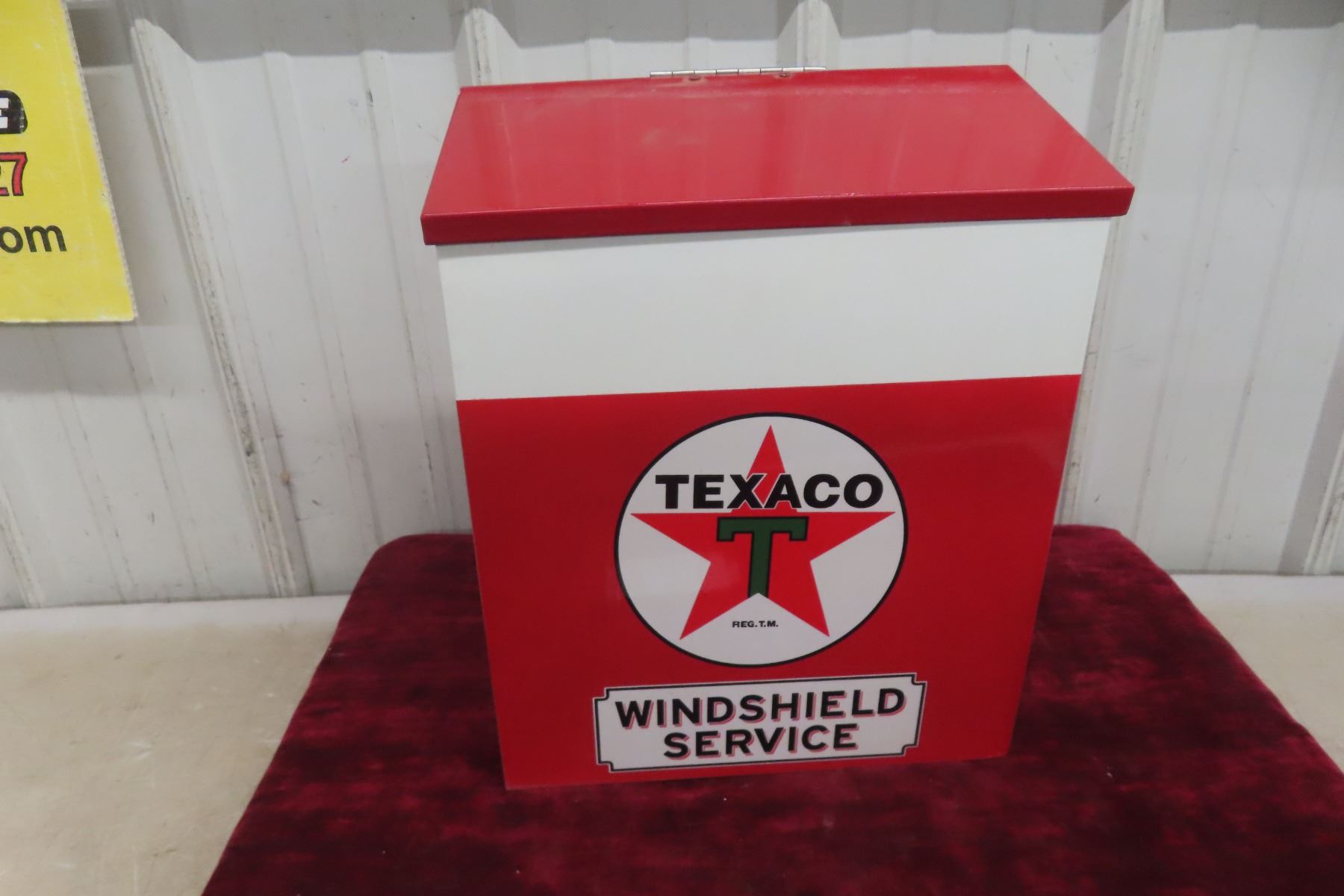 Texaco Windshield Service Metal Towel Dispenser Box, Vintage Style, 15 ...
